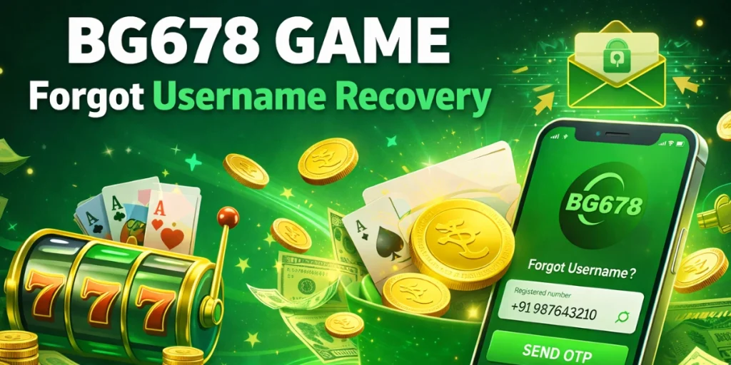 BG678 Game Forgot Username Recovery