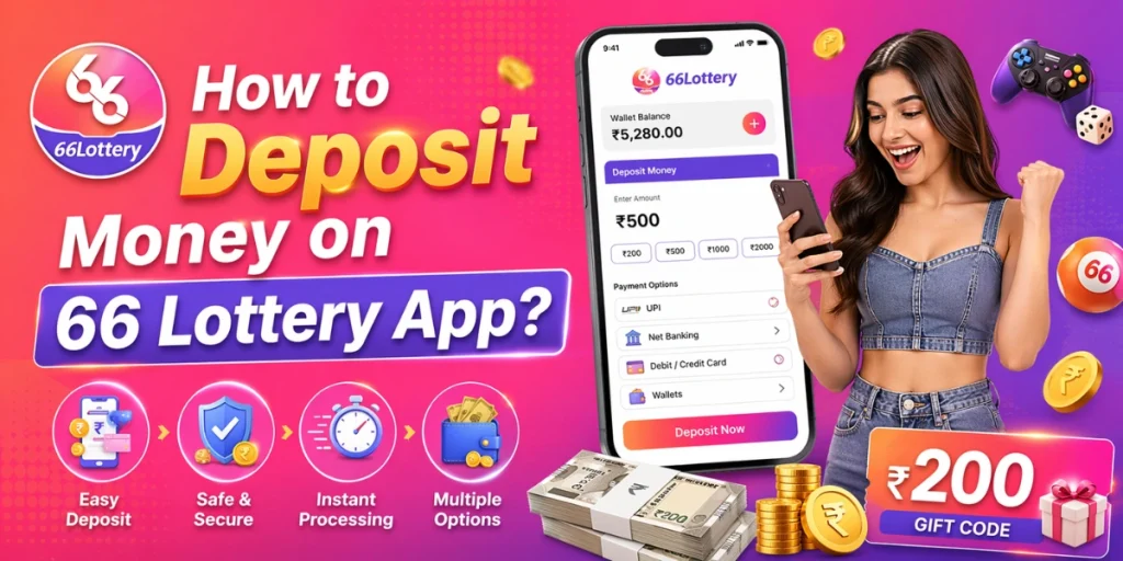How to Deposit Money on 66 Lottery App