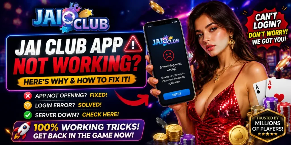 jai club app not working